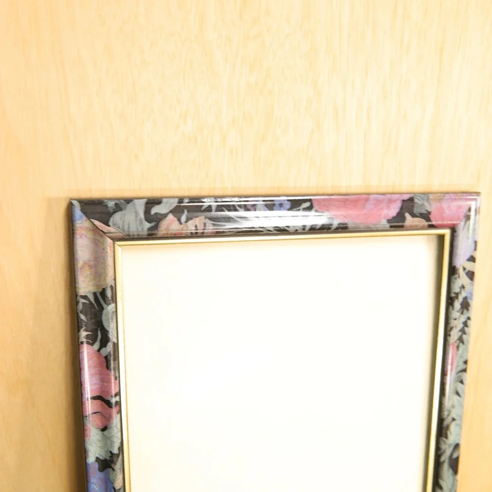 Vintage Floral Photo Frame 8x10 Pink Purple Botanical Wall Decor 11.5x13.5